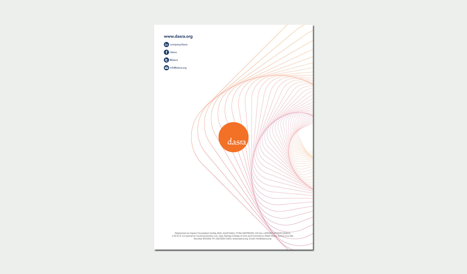 A Generation Ahead Report Design, Dasra India