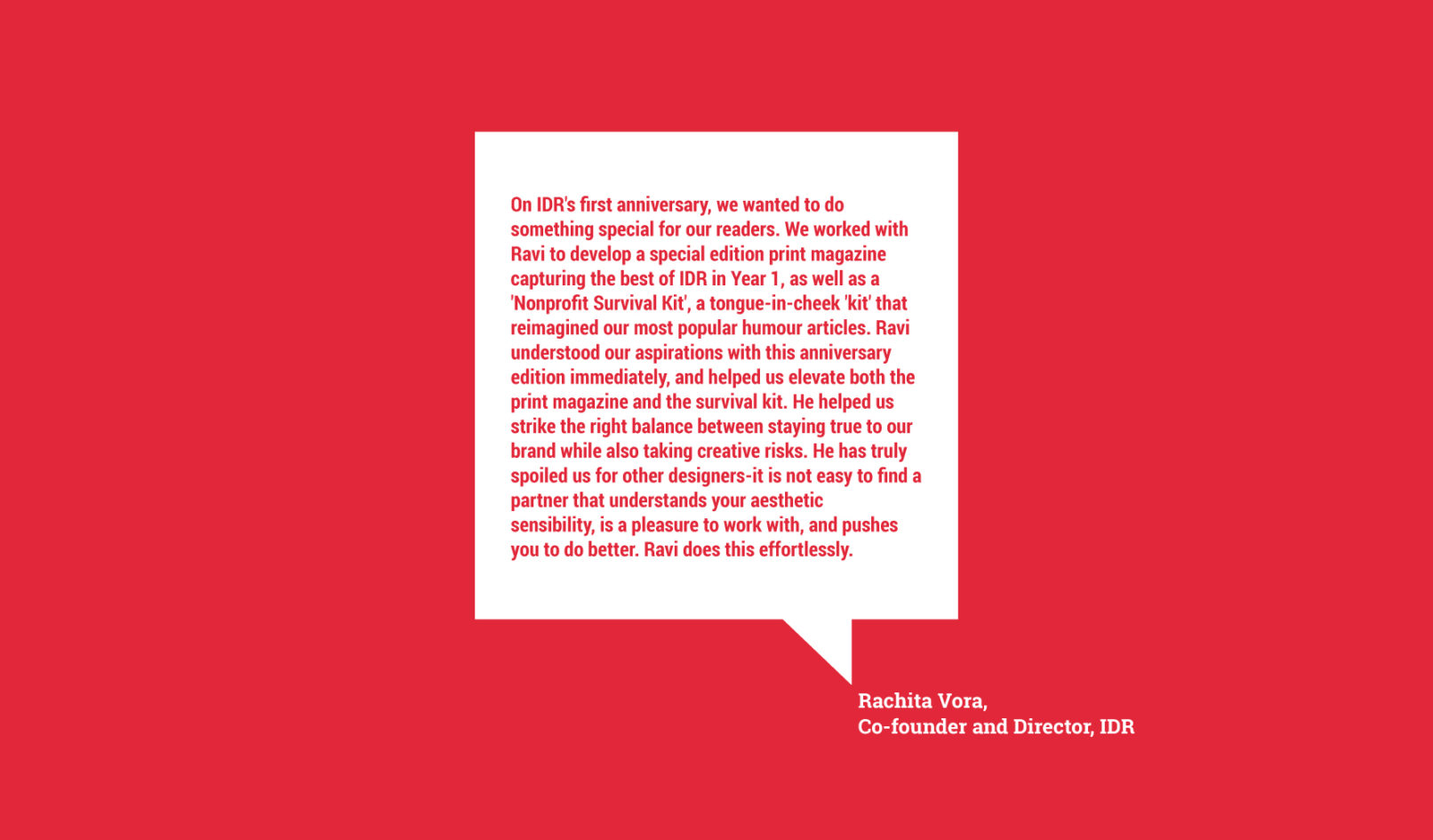 IDR - Your Nonprofit Survival Kit