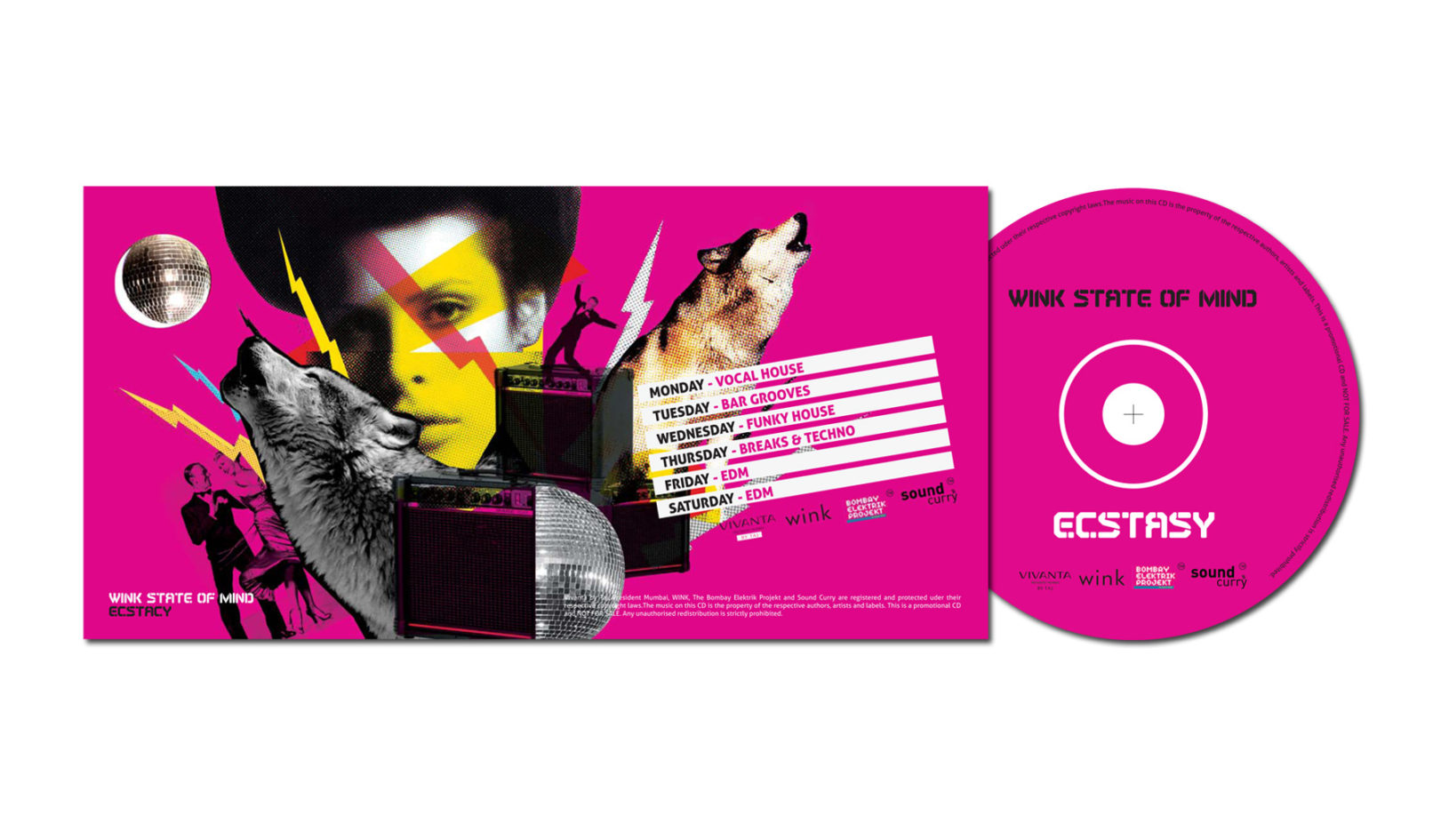 Taj, Wink, Night Club, Music CDs