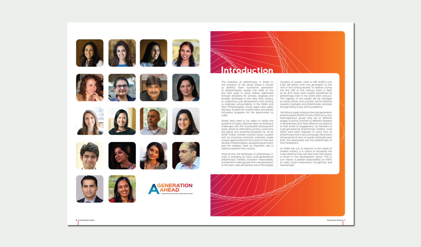 A Generation Ahead Report Design, Dasra India