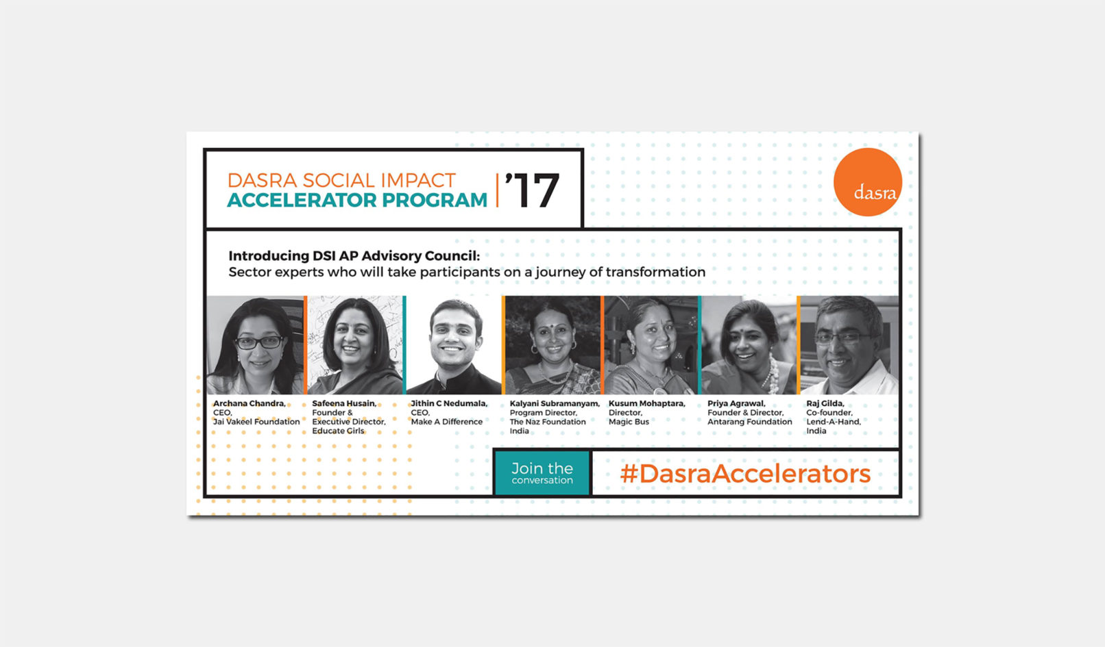 Dasra Social Impact Accelerator Program, Social Media Campaign